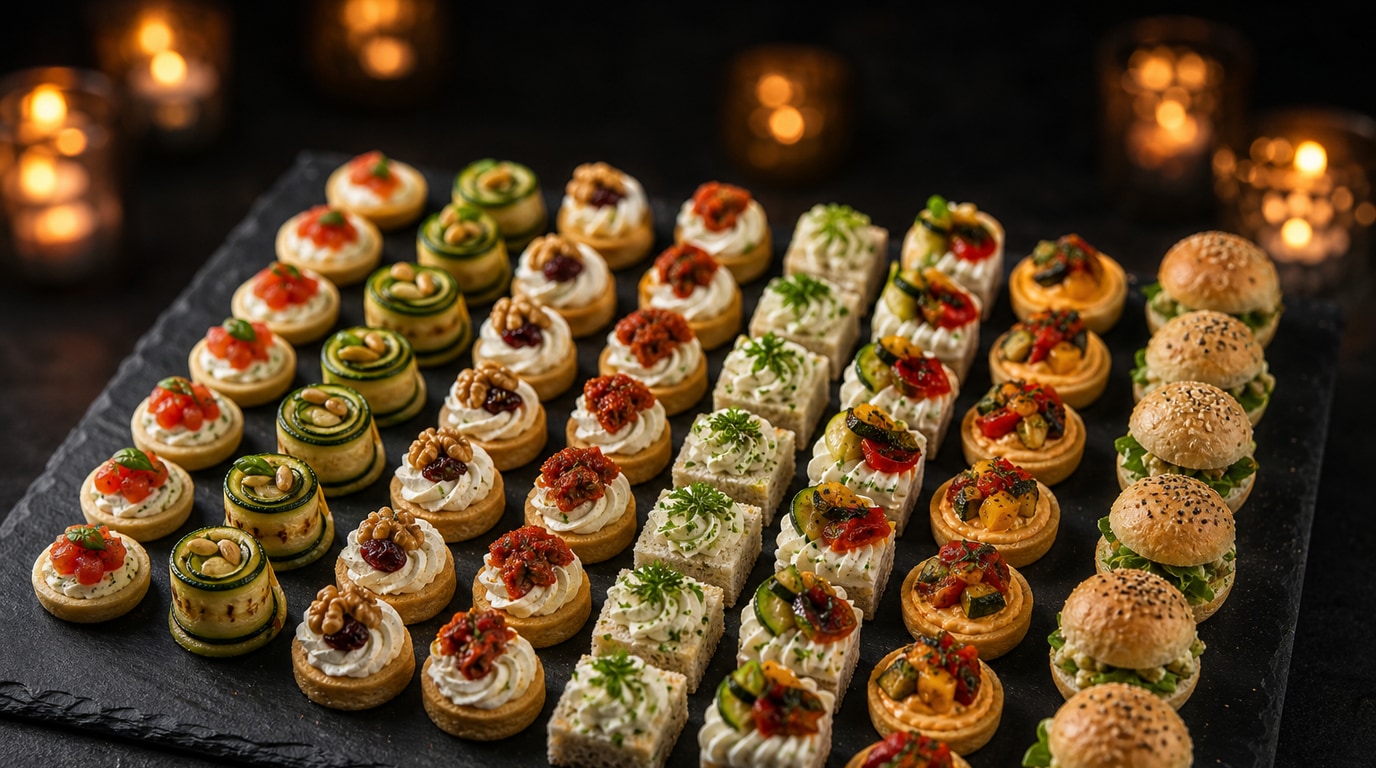 Fingerfood-Auswahl für Empfang und Veranstaltung